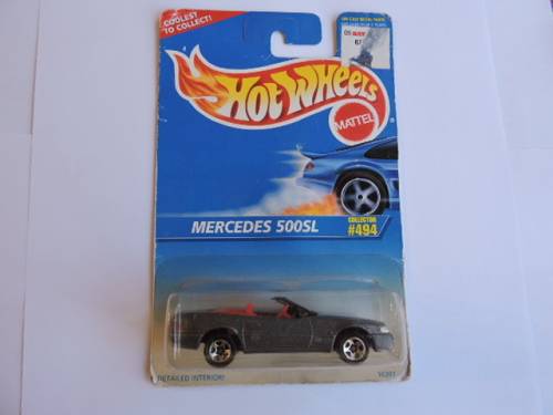 Hot Wheels Mercedes Benz 500 SL like Matchbox (24 years old!) C1995